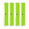Adiroffice 12 in W, 12 in D, 72 in H, Steel ADI629-201-GRN-4PK - alternate 1